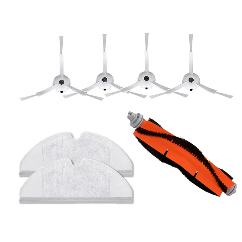 

7Pcs/set Side Brush Main Brush with 2nd Cleaning Mop for Roborock Robot S50 S51 S55 Vacuum Cleaner Spare Parts Kits