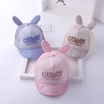 

Baby spring and summer hat thin section cap breathable sun hat cute baseball cap