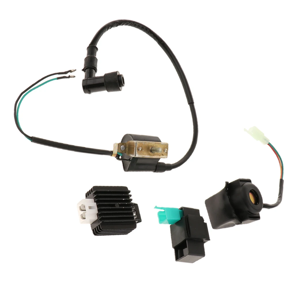 CDI Коробка катушка зажигания 5 Pin Регулятор выпрямителя реле для 50/70cc мотоцикла