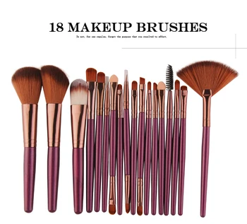 

6/15/18Pcs Makeup Brush Set Cosmetic Brush Powder Eye Shadow Foundation Blush Blending Beauty Make Up Brush Tool Maquiagem TSLM1