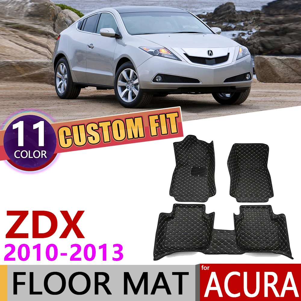 Кожаные коврики на заказ для Acura ZDX 5 мест 2010 2011 2012 2013 Водонепроницаемый