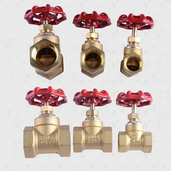 

Brass Globe Valve Water Pipe Switch Gate Valve Internal Thread Tap Water Table Front Thickened High Temperature Steam Valve