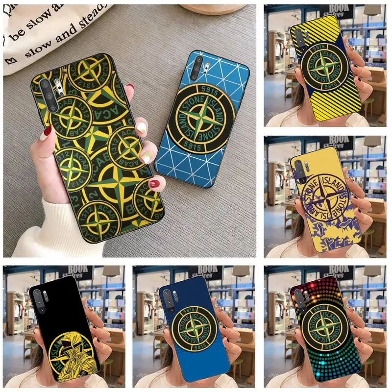 

Stone and Island Phone Case For Samsung Galaxy Note20 ultra 7 8 9 10 Plus lite J7 J8 Plus 2018 Prime