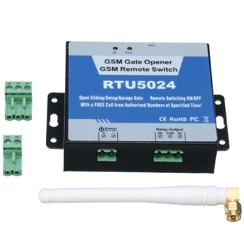 

MOOL 2G GSM Gate Opener Relay Switch Phone Wireless Remote Controller Door Access Wireless Opener By Free Call RTU5024(EU Plug)