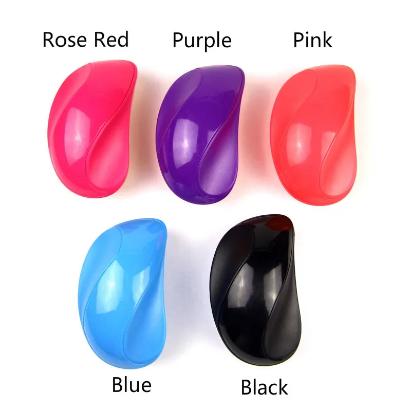 

2019 New Detangling Comb Tangle Hair Brush Hot Style Mouse Comb Professional Magic Straightening Combs Salon Styling Tamer Tool