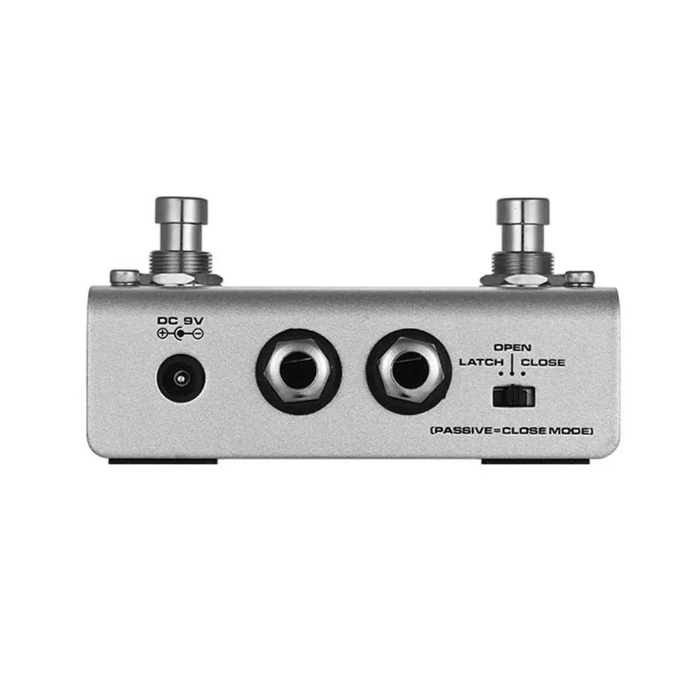 Nux NMP-2-金属製のフットスイッチ,ダブルフットスイッチギター