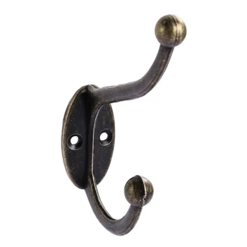 

5 PCS Wall Hooks Vintage Rustic Wall Mounted Hooks Rack Hangers For Coat Clothes Towel Practical New