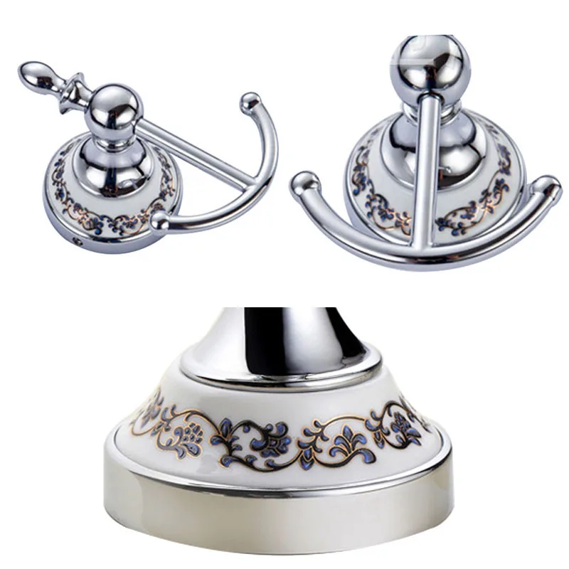 New-Unique-Design-Bathroom-Hook-European-Blue-and-White-Porcelain-Chrome-Plated-Stainless-Steel-Double-Hook (2)