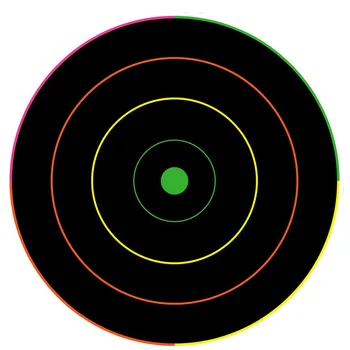 

True Adventure 12-Inch Shooting Fluorescent Target Sheet Gun Target Sheet Shooting Hunting Training Hit Target Sheet