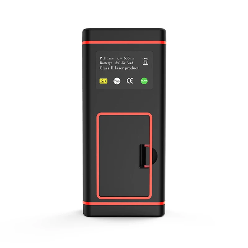 US $27.35 JRTMFG Laser Rangefinder 40100m Battery Powered Home Industry Distance Measurer Horizontal Bubble Handheld Laser Distance Meter