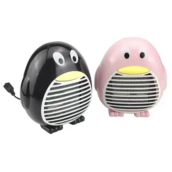 

Mini Student Office Heater Portable Penguin Shaped Household Electric Hot Air Blower Desktop Supplies Home Appliances