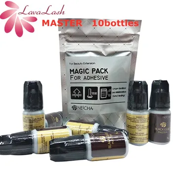

10 bottles NEICHA MASTER Glue for Eyelash extension Korea original black eyelash glue 5ml 7-8 weeks low irritation makeup tools
