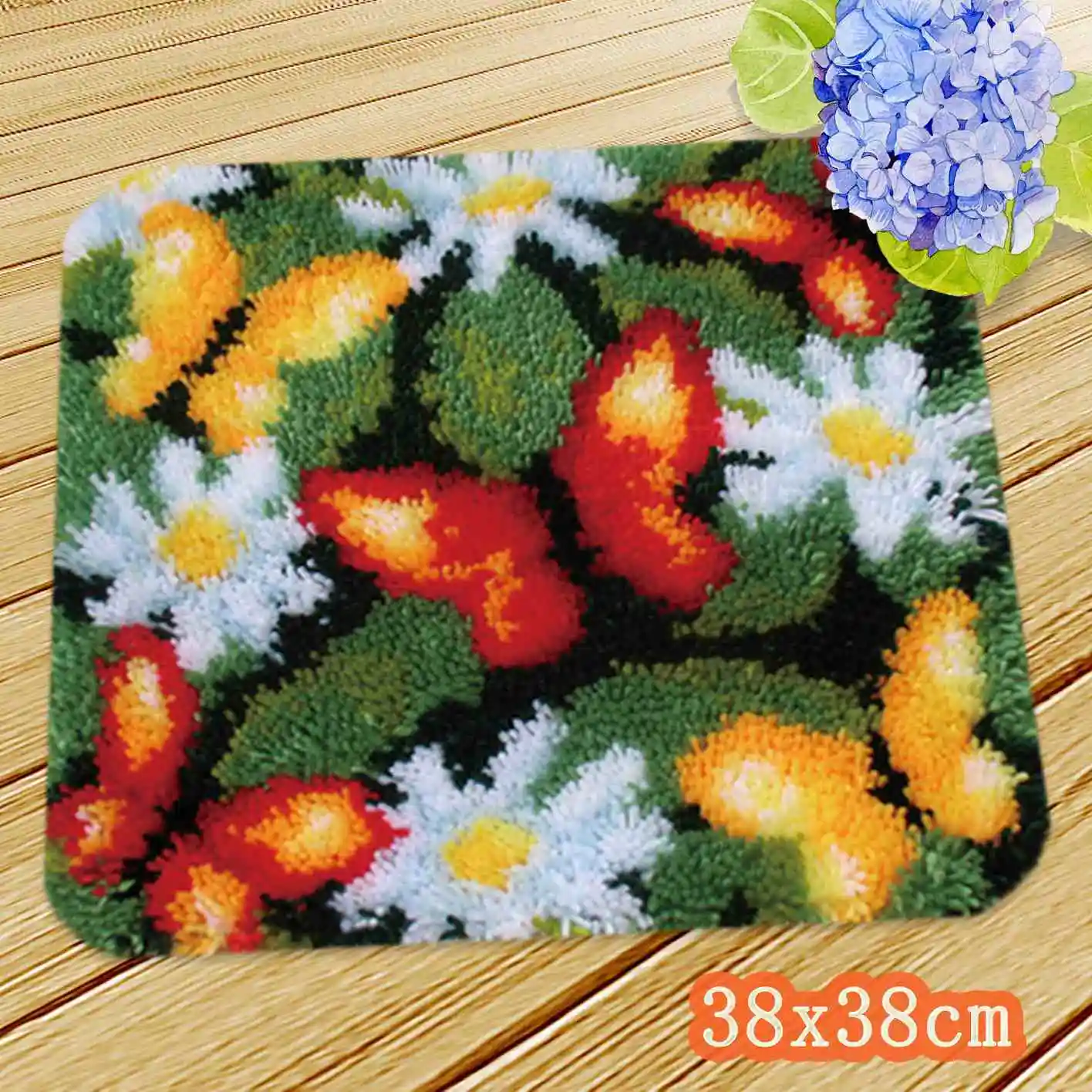 DIY Набор Almofadas рукоделие цветок защелка Крюк Подушка Knooppakket Klink Haak Kleed Bloemen коврик Cuscini Divano Forme лошадь коврики