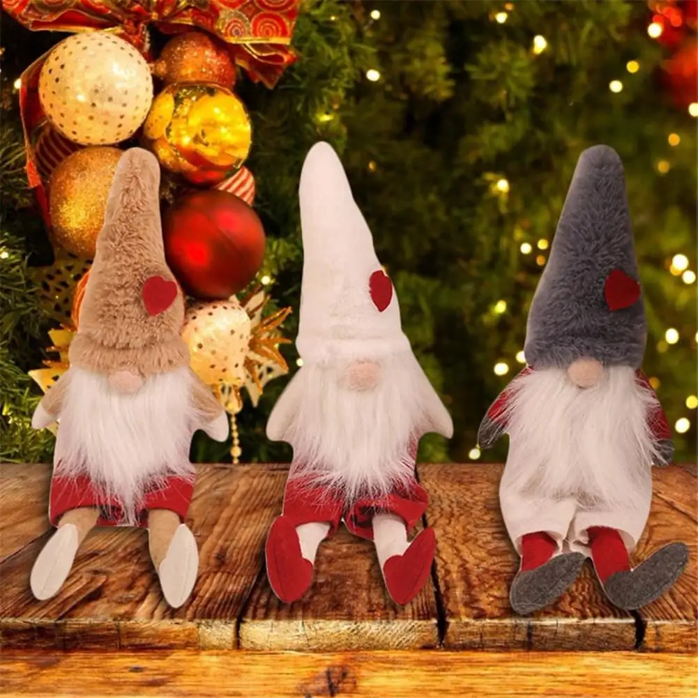 1 Pcs Christmas Faceless Plush Doll Ornament Decoration For Children's Gift