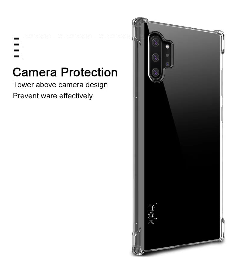 Чехол для samsung Note10 плюс с украшением в виде кристаллов чехол samsung Примечание 10 чехол IMAK 360 Защитный TPU для samsung Galaxy Note 10 Etui Note10