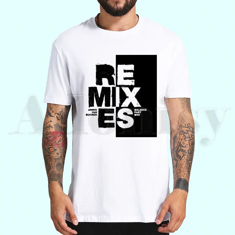 

Armin Van Buuren Trance Popular Music DJ T-shirt for Men Casual Men Tops Anime Cartoon T Shirt for Male Printed T Shirt Women
