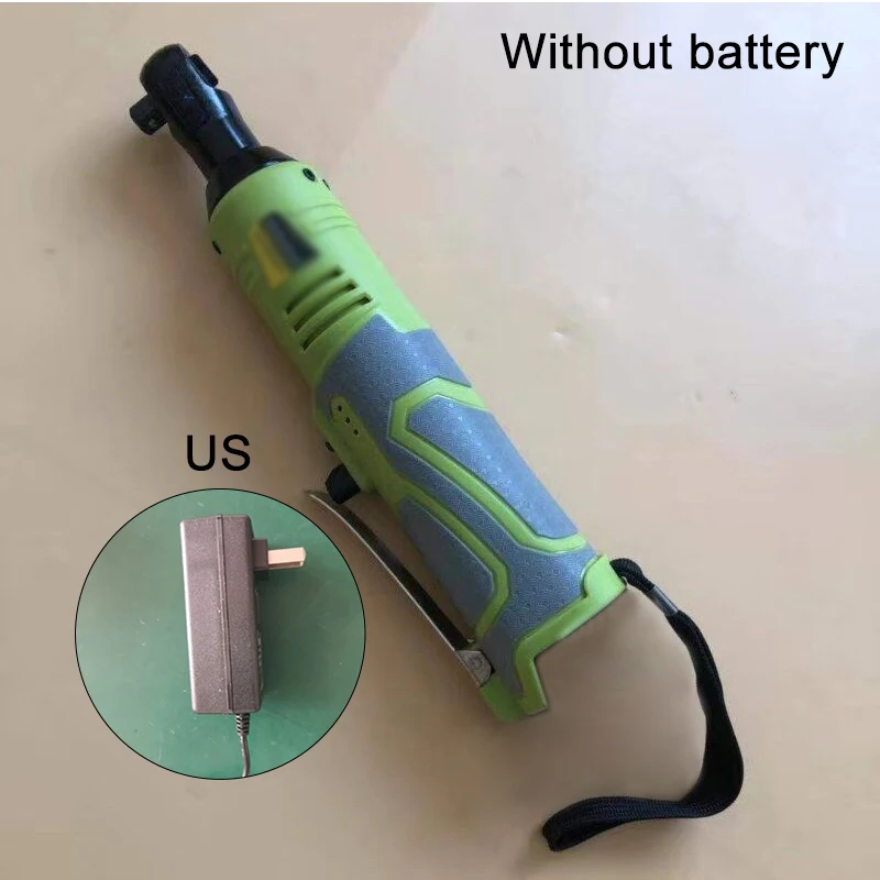

3/8 18V Cordless Electric Ratchet Wrench Tool and Charger Kit 60N.m 230RPM