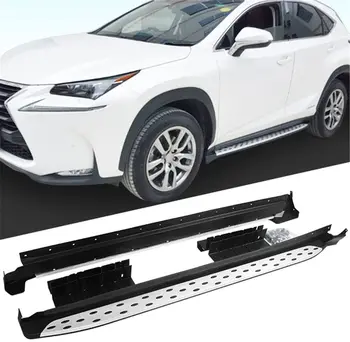 

Pair Set Fit for Lexus- NX NX200 NX300h 2015-2020 Aluminium Fixed Running Boards Door Side Step Nerf Bar Platform Protector