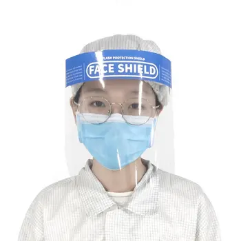 

1 Pcs Anti-Fog Protective Screen Block Droplets From Splashing High-Transmitting Pet Film Face Mask
