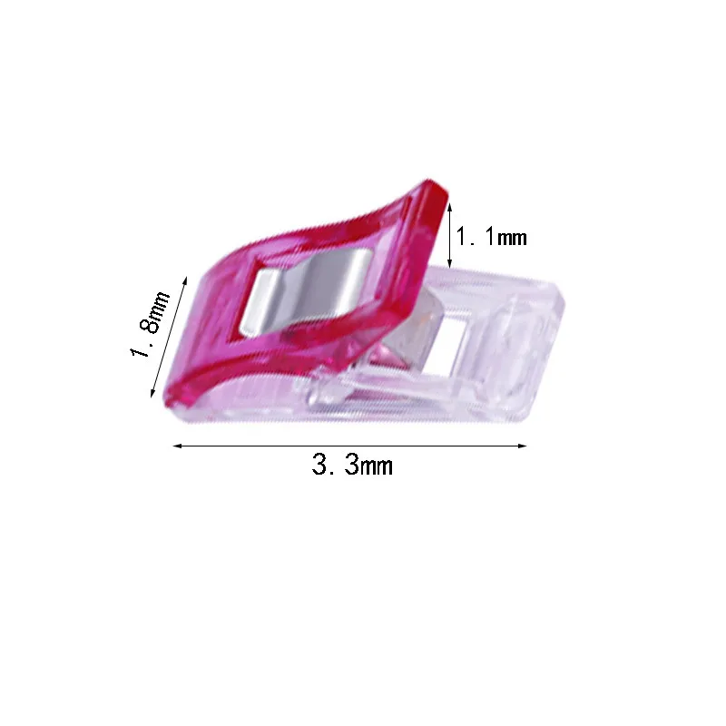 100 шт многоцветные пластиковые зажимы для квилтинга, вязания крючком, швейных инструментов, аксессуары для рукоделия, клипсы для квилтинга