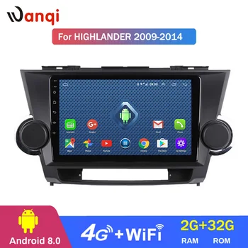 

4G Lte All Netcom Car Radio Stereo Multimedia GPS Navigation Player for Toyota highlander 2009-2014 with Android 8.0