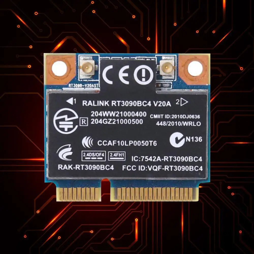 Ralink RT3090BC4 Половина мини PCI-e беспроводной WLAN Bluetooth 4,0 беспроволочная карта SPS 602992-001 для hp CQ42 CQ62 4320S 4420S 4720S