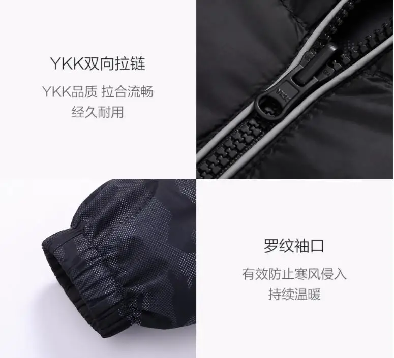 xiaomi Uleemark smart fever Двусторонняя одежда 3,0 мужская куртка на ...
