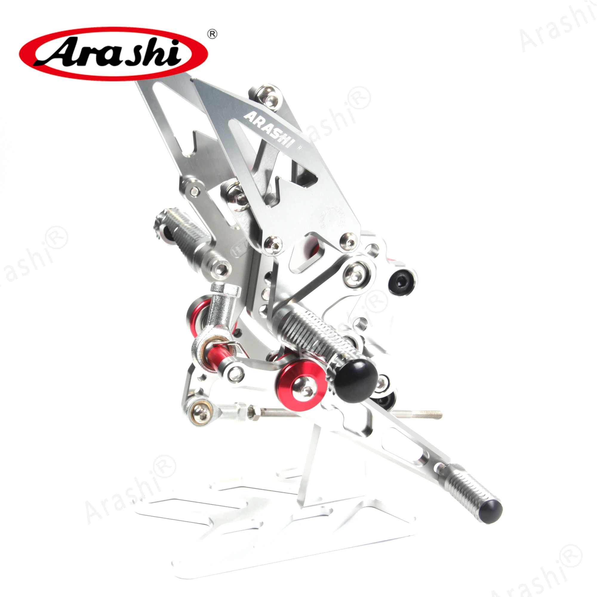 Arashi CNC регулируемая подножка ниндзя 300 2013- Rearset для KAWASAKI NINJA 300 EX300A подножки Задние подножки 16