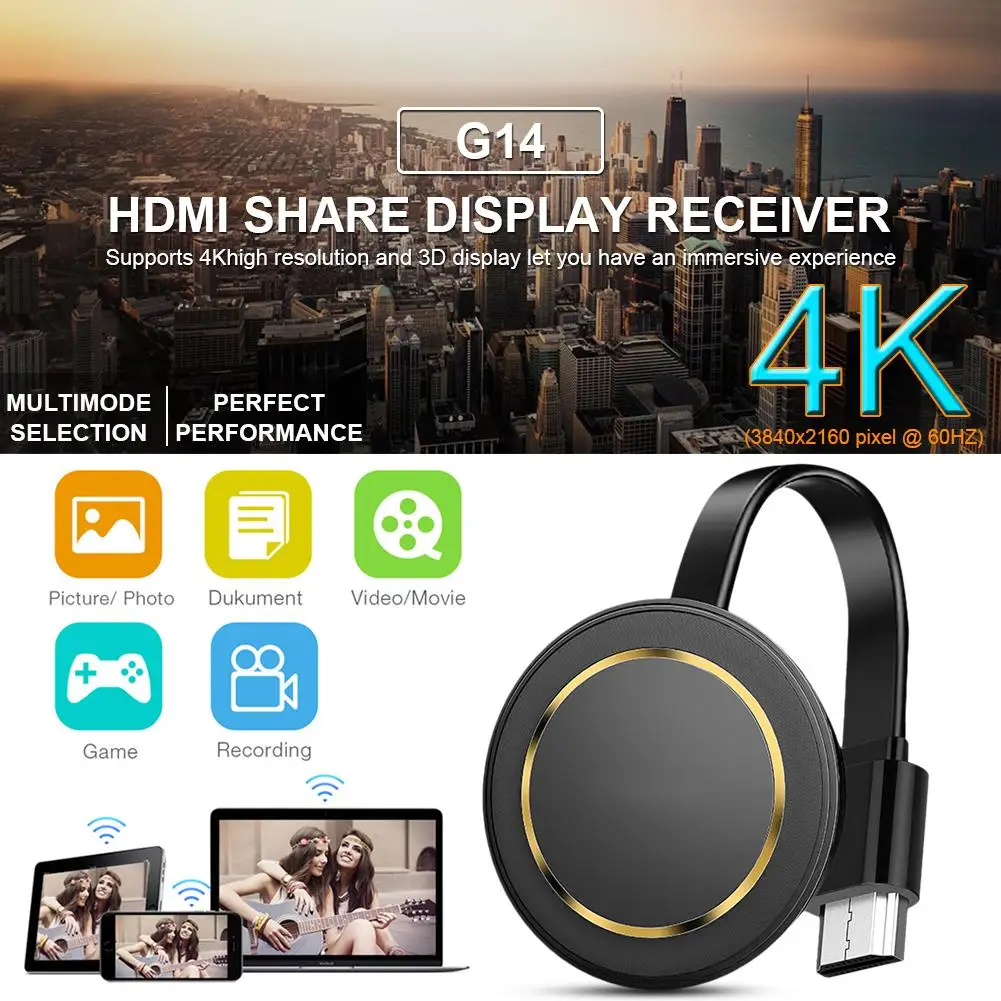 WIFI Дисплей ключ HDMI экран поделиться приемник беспроводной дисплей адаптер для
