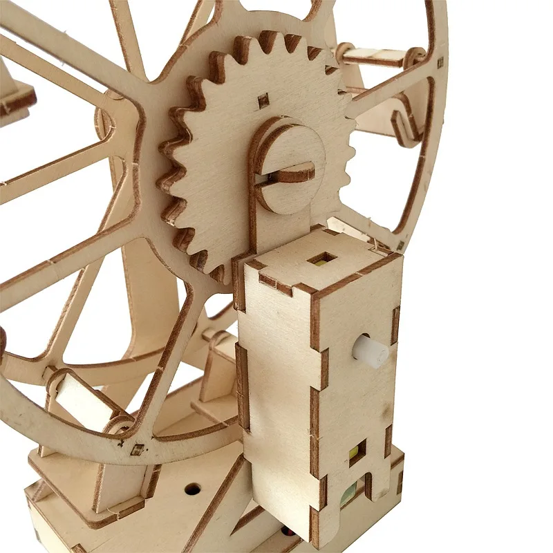 DIY 3D Wooden Electric Ferris Eheel Puzzle Game Assembled Children's Toys Gift Children Adult Model Set Children's Toys