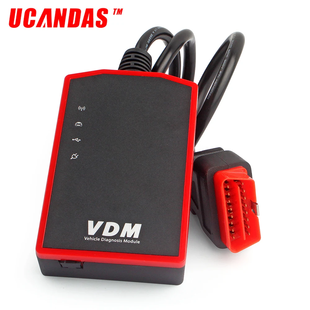 UCANDAS VDM OBD2 Automotive Diagnostic Scanner Full System SRS ABS EPS TPMS Reset OBD 2 Code Reader Professional | Автомобили и