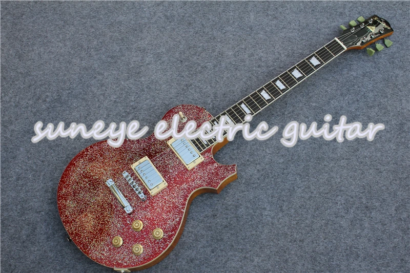 Suneye Red Finish Standard Electric Guitar Chrome Hardware Guitarra Electrica Left Handed Guitar Kit& Body Custom Available