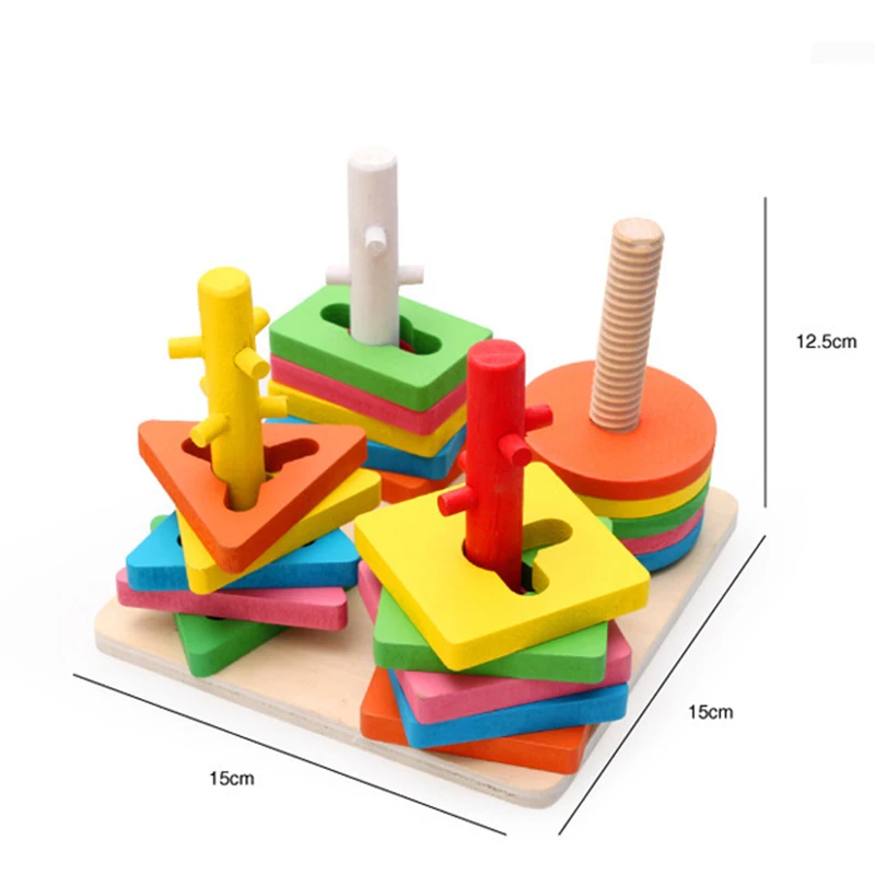 DIY wooden building blocks toy Think Build Play