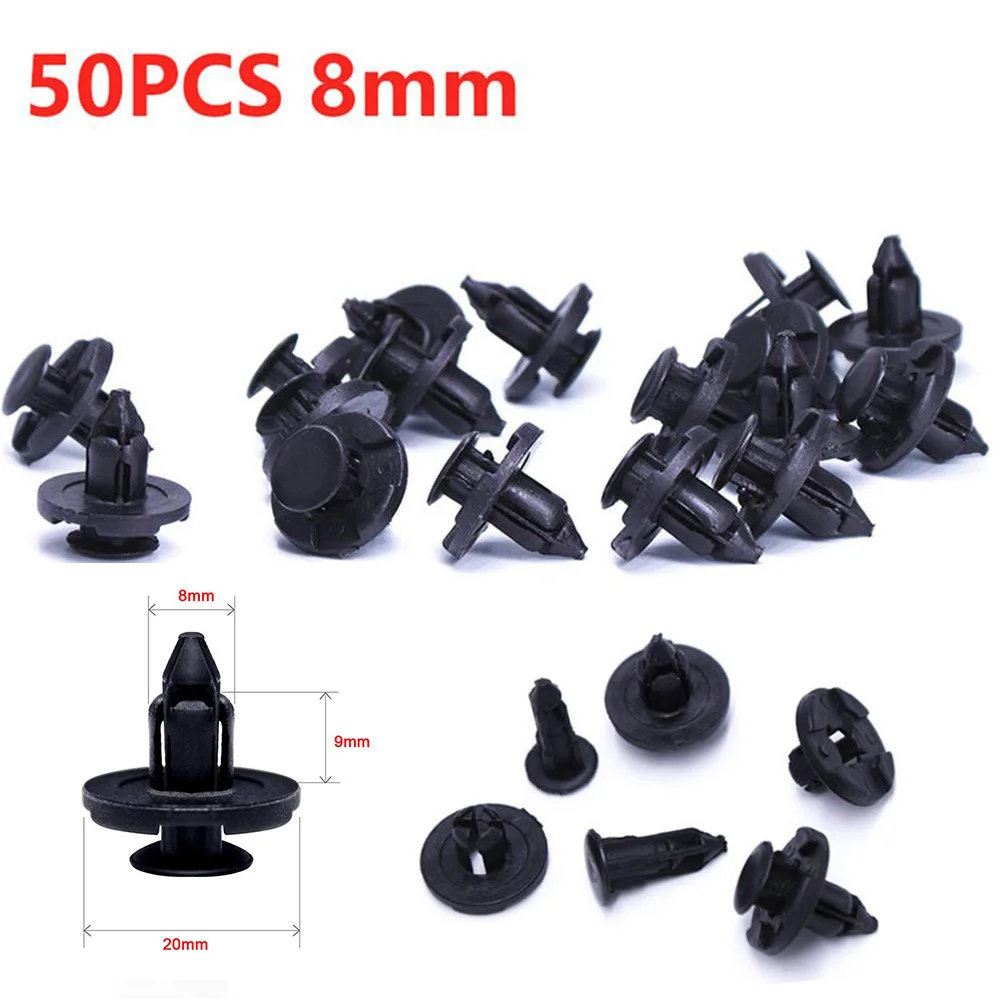 10X LEXUS 8-9mm Push Hole Bumper Panel Trims Clips
