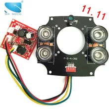 Инфракрасный светильник, CCTV, инфракрасный светильник, IR светодиодный, массив, 4 шт., 42 мил, IR светодиодный, для DAHUA, CCTV, ip-камера