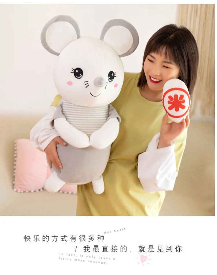 35-45 см крыса год Kawaii Китай талисман костюм мышь плюшевая крыса в Танг костюм мягкие игрушки Китайский год украшения для вечеринки, подарки