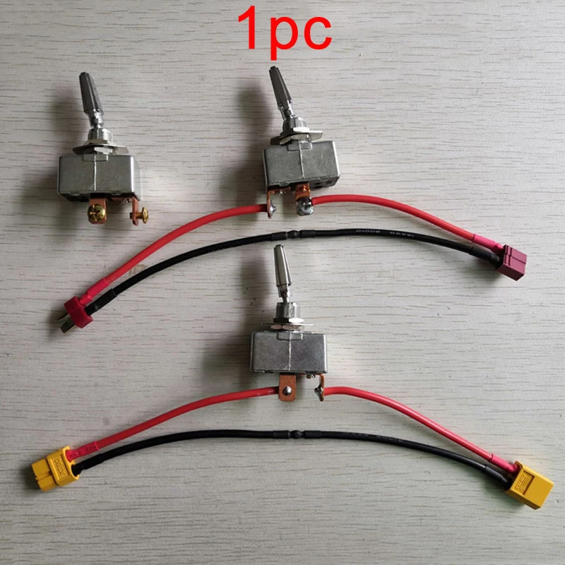 12V-24V 50A High Current Refit Switch with T-Plug XT60 Connector Metal On-Off Rocker Switches for RC Boat/Car Accessories | Игрушки и