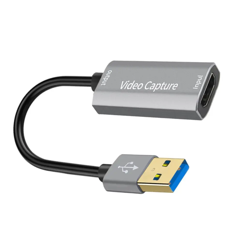 Tarjeta de captura de vídeo USB 3,0 a 1080P 4K HDMI vídeo registro caja para Macbook PS4 PC DVD juegos grabación de la Cámara de Streaming en directo