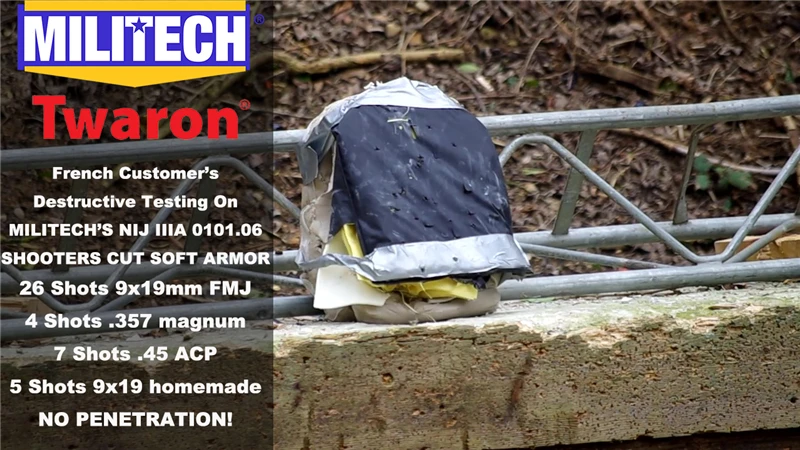 Placa à Prova de Balas Militech Painel Balístico Nível 3a & 0101.07 Hg2 6 x Par Aramid Macio Inserção Lateral Corpo Armadura Nij 2 Cheap nij level iiia