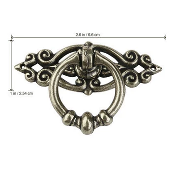 

10pcs Set Cabinet Drawer Dresser Cupboard Door Drop Ring Pull Handles Knobs