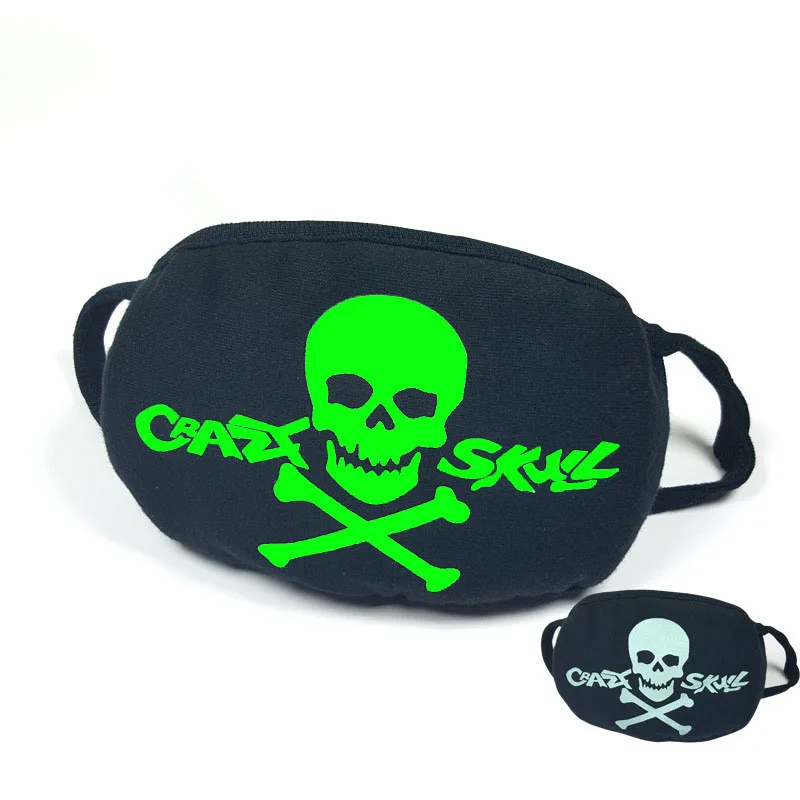 Multi-Style Anime Cartoon Fluorescence in the dark Face Mouth Masks Anti Haze Dust Cotton Dustproof Reusable Mouth Face Mask
