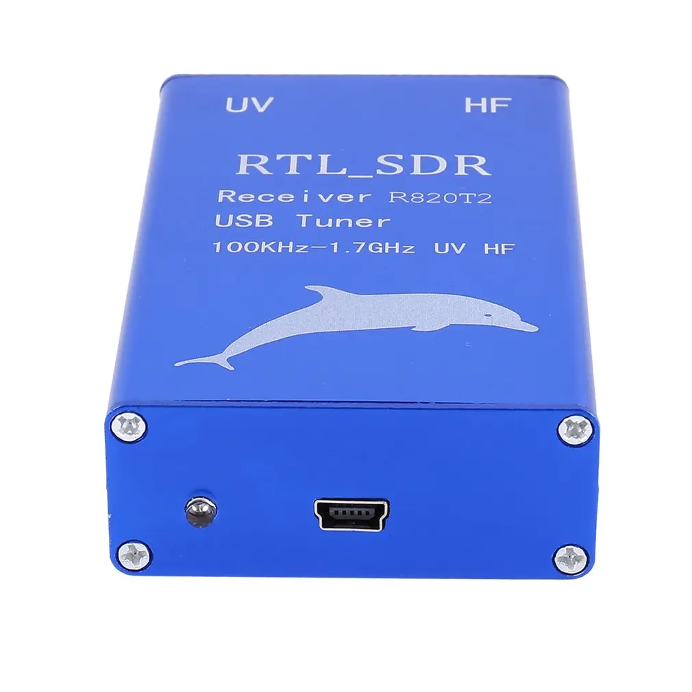RTL.SDR USB Tuner Receiver RTL2832U+R820T2 Radio 100KHz-1.7GHz UHF VHF UV HF RTL SDR CW DSB LSB AM FM Radio Work with PC