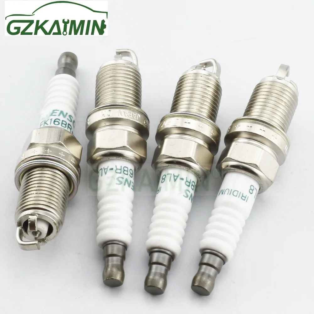 4 шт. OEM 9091901284 FK16BRAL8 иридиевая Свеча зажигания для Toyota Sienta NHP170 Prius NHP10