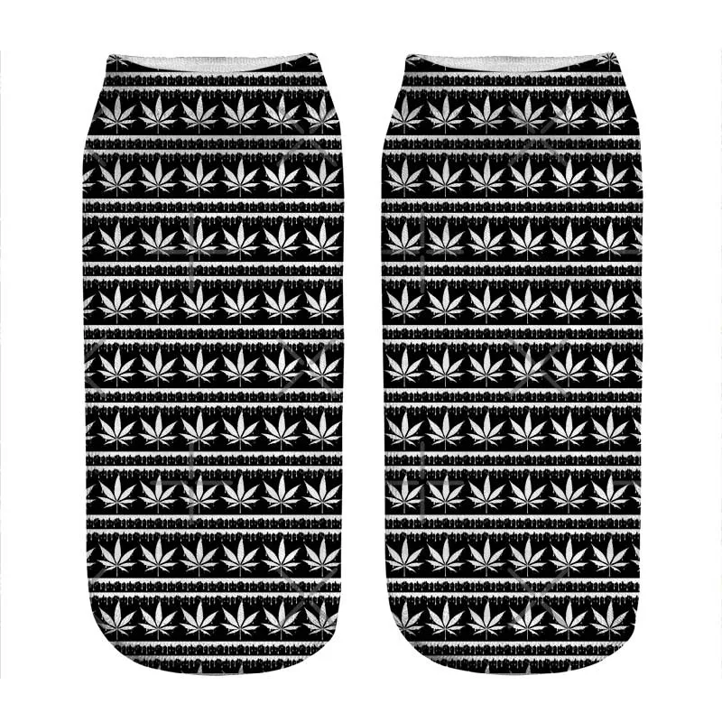 Женские носки 2021 кавайные липкие капельные черные с принтом женские Веселые