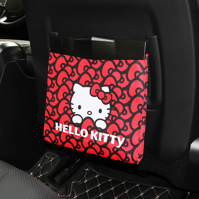 Складной автомобильный мешок для мусора Kitty Cat складной мешок для мусора автомобильный мусорный ящик Универсальный Автомобильный Органайзер автомобильный мешок для хранения автомобильные аксессуары