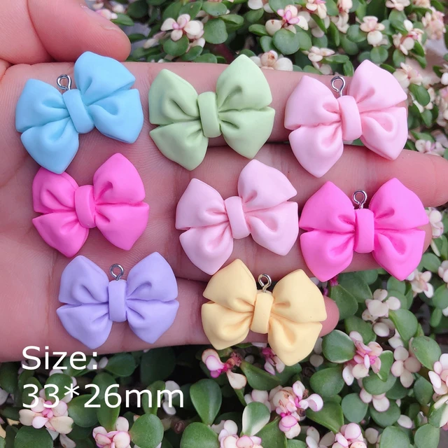 Wholesale Bow Charms for Jewelry Making Diy Earring Bracelet Pendant  Accessories Findings Phone Making Bulk