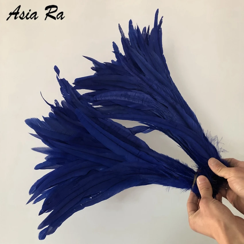 

35-40 CM 1pack 50 PCS Chicken Feathers for DIY or Arts and crafts carnical decoration rooster tail feathers