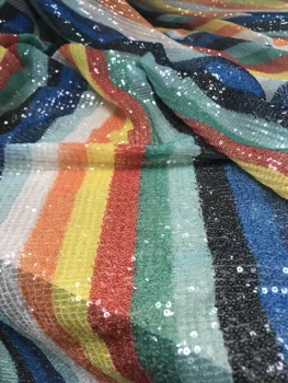 

sequins french net lace fabric JIANXI.C-398802 Top selling nigerian lace fabric with sequins for party dress