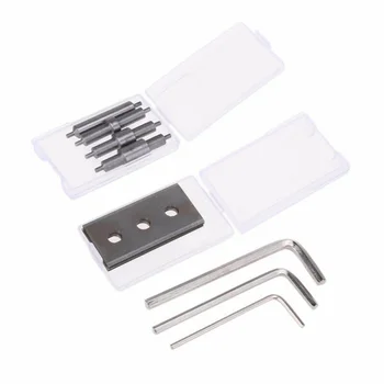 

New Aluminum Leather Craft Splitter Paring Peeling Machine Edge Skiving Tool Kit