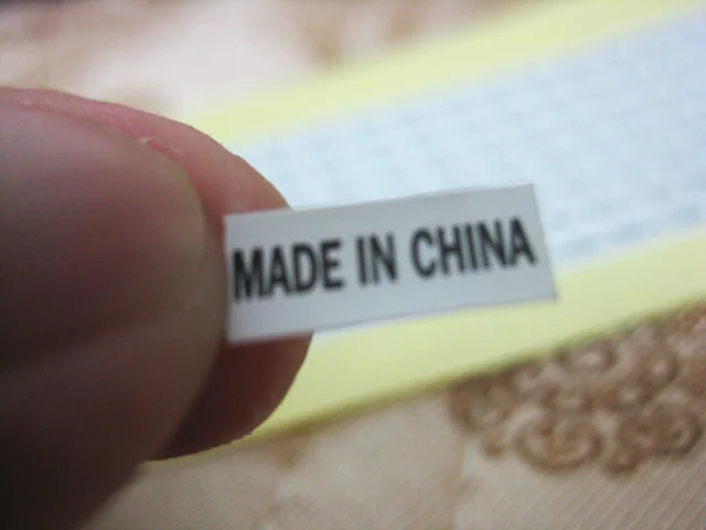 5000 шт/партия 12x5 мм Сделано в Китае самоклеющиеся наклейки этикетки, Пункт № GU01